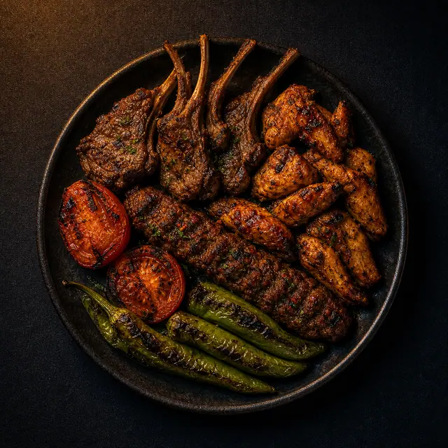 Mixed grill menu