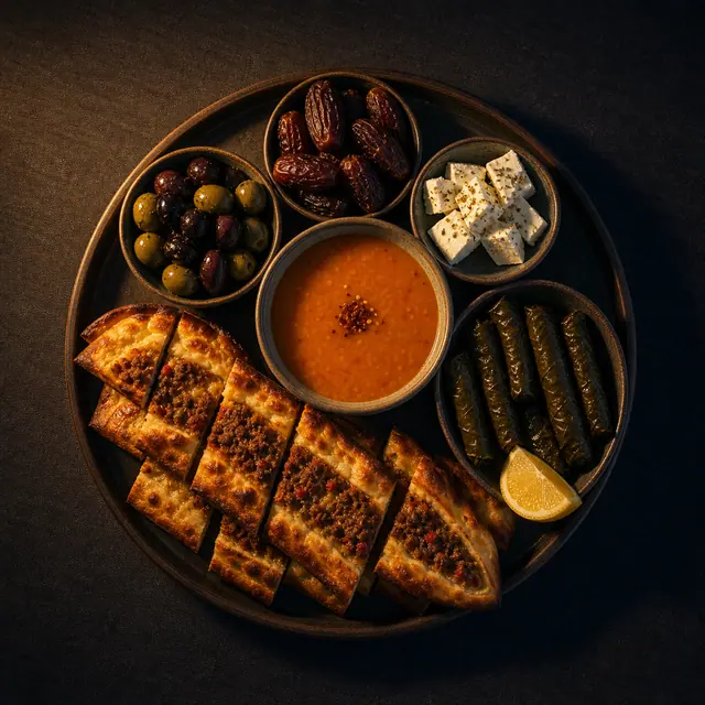 Classic iftar menu
