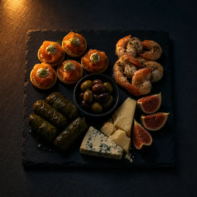 Premium canapé menu