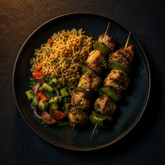 Grilled chicken menu
